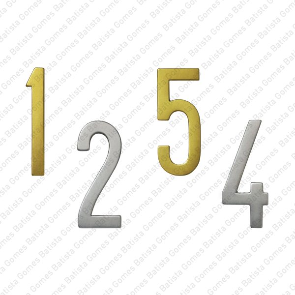 Algarimos 100mm (0 ... 9) - ALUM�NIO